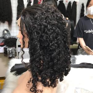 Pelucas de cabello humano con cierre de encaje rizado birmano SDD de Color Natural barato, cutícula cruda alineada para extensiones de cabello de mujeres negras - Product Image 6