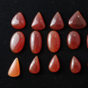 Bijoux pour femmes de haute qualité, dernières tendances en ligne, cabochon lisse en pierre précieuse naturelle de cornaline - Product Image 4