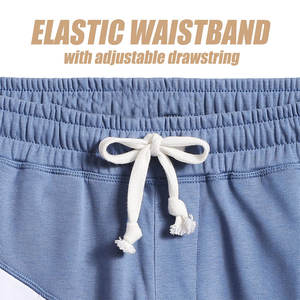 Pantalones Cortos Deportivos para Hombre, con Logotipo Personalizado, 100% Algodón, Cintura Elástica, Color Sólido, Secado Rápido, Transpirables, para Entrenamiento Deportivo, Ropa de Verano - Product Image 3