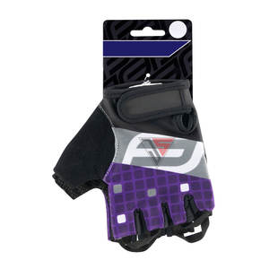 Gant de cyclisme demi-doigts d'été personnalisé en gros, fabriqué à partir de tissu extensible, tissu éponge serviette, tissu à pois en polyester - Product Image 2