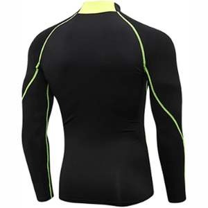 Ventes en gros de t-shirts de compression de fitness à manches longues respirants, écologiques, UPF50, impression numérique personnalisée, rashguard de BJJ MMA pour hommes - Product Image 2