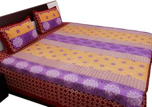 Gran oferta, ropa de cama, sábanas, suministros modernos para el hogar y el Hotel, Sábana doble con estampado Floral Jaipuri de algodón puro - Product Image 2