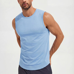 Gym <b>Singlet</b> Casual Sleeveless Summer Fitness Tank Top Breathable Design Your Own Logo <b>Men</b> Tank Top <b>for</b> Casual Tank Top - Product Image 3