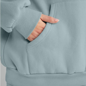 Sudaderas Extra Grandes de Lujo para Mujer, Ropa de Otoño Invierno, Ropa Deportiva Urbana, Sudaderas Gruesas con Capucha para Mujer - Product Image 5