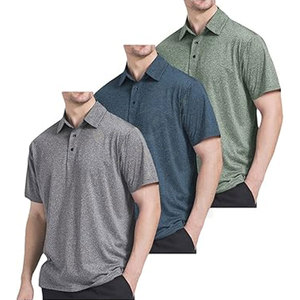 <b>Men's</b> Dry Performance Golf Polo <b>Shirts</b> Short <b>Sleeve</b> Moisture Wicking Activewear for Sports Training <b>Casual</b> Wear - Product Image 6