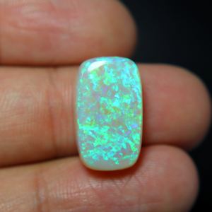 14.00 Carat Natural Australian Opal Cabochon Australian Green Fire Opal Crystal Opal <b>Loose</b> <b>Gemstone</b> Jewelry Making - Product Image 2