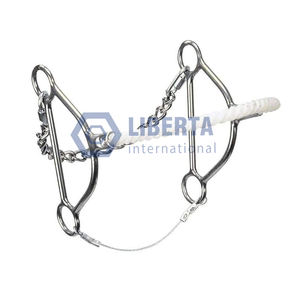 Embouchure lisse polie vétérinaire Reinsman Hackamore Horse Bit Tous les outils de débarrasser les chevaux sont disponibles - Product Image 1