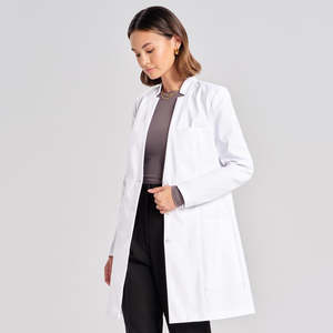 Uniformes de Médico Quirúrgico para Mujer, Bata de Laboratorio Profesional, Tejido de Algodón y Poliéster, Colores Personalizables, Uso Hospitalario, Calidad Premium, OEM - Product Image 4