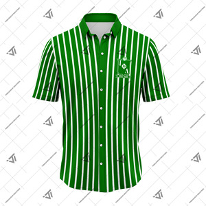 Ropa de hermandad griega Iota Phi Lambda lista para enviar camisa de vestir informal sublimada con botones - Product Image 1