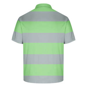Piqué clásico para hombre para Polo, tela de Jersey de manga corta de algodón con patrón sólido y logotipo OEM para ropa informal y de oficina - Product Image 3