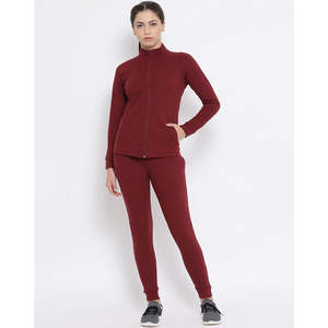 Vêtements d'extérieur d'hiver 2026 Nouveau design Pantalons de jogging décontractés pour femmes Taille mi-haute Couleurs unies Tendance 100% coton OEM - Product Image 6