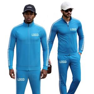 Chándal de algodón y poliéster de peso pesado OEM al por mayor, conjunto de Sudadera con capucha para correr, logotipo impreso personalizado, conjunto de Sudadera con capucha de peso pesado para hombre - Product Image 2