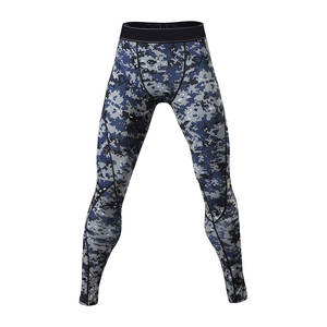 Longue course à pied personnalisée de marque pour hommes, vêtements d'exercice et de sport, imprimés par sublimation, leggings d'approvisionnement en gros - Product Image 5