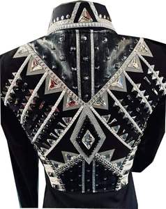 Veste équestre à fermeture à glissière élégante et élégante de qualité supérieure plus coussin assorti pour Western Horse Riding Respirant ODM Supply - Product Image 5