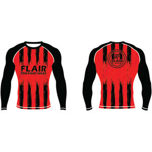 Personalizado Durable Nylon BJJ Rash Guard Larga Protección UV Anti-UV Compresión Camisa Transpirable y Cómodo - Product Image 2