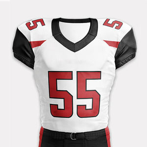 Uniforme de fútbol americano de estilo de tendencia 100% Material de poliéster hecho diseño personalizado conjunto de uniforme de fútbol americano - Product Image 4