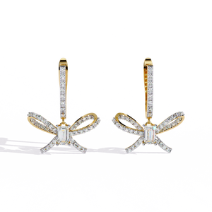 Pendientes Brillantes de Oro de 18K con Diamante Cultivado en Laboratorio, Joyería de Diamantes Premium - Product Image 5