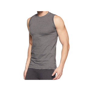 Débardeurs de sport pour hommes respirants, grandes tailles, sur mesure, confortables, en Spandex/Polyester, avec logo frontal HIGH STREET - Product Image 3