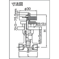 Vannes Alpha Ciccolo en acier inoxydable SUS304, corps de marque ASOH, fabriquées au Japon