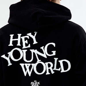 เสื้อสวมหัวพิมพ์ลายสไปเดอร์สำหรับผู้ชายโอเวอร์ไซส์ผ้าฝ้ายมีฮู้ดพิมพ์โลโก้ได้ตามต้องการ - Product Image 5