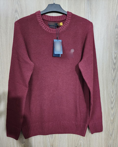Pull tricoté décontracté pour homme, style européen et américain, avec demi-fermeture éclair, idéal pour l'hiver, vêtement assorti de couleurs - Product Image 5