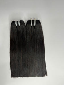 Alta calidad 100% Remy doble dibujado vietnamita virgen extensiones de cabello máquina doble trama Color Natural Super hueso onda Natural - Product Image 4