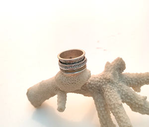 Bague pour femme en argent sterling 925 avec réglage de lunette en argent sterling recyclé véritable pour mariage et fête - Product Image 2