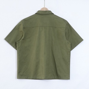 เสื้อโปโลผ้าฝ้าย100% สำหรับผู้ชายเสื้อเชิ้ตฤดูร้อนลำลองระบายอากาศคอตั้งแบบกำหนดเอง - Product Image 2