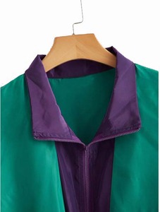 Dernier design de vestes coupe-vent pour hommes, couleur personnalisée, bloc de couleurs, printemps, léger, imperméable, tissu en cuir, grande taille, fourrure - Product Image 3