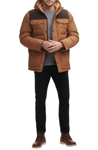 Veste parka rembourrée de super qualité pour hommes manteau d'hiver imperméable réversible de grande taille nouveau design veste parka pour hommes vente en gros - Product Image 1