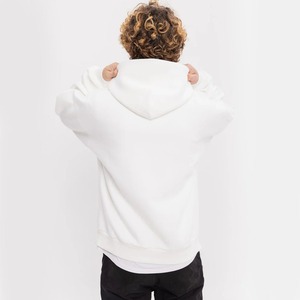 OEM logotipo personalizado 400 GSM Puff estampado Streetwear sudaderas con capucha hombres blanco en blanco térmico liso Sudadera con capucha 3D Puff impresión hombres sudaderas con capucha - Product Image 3