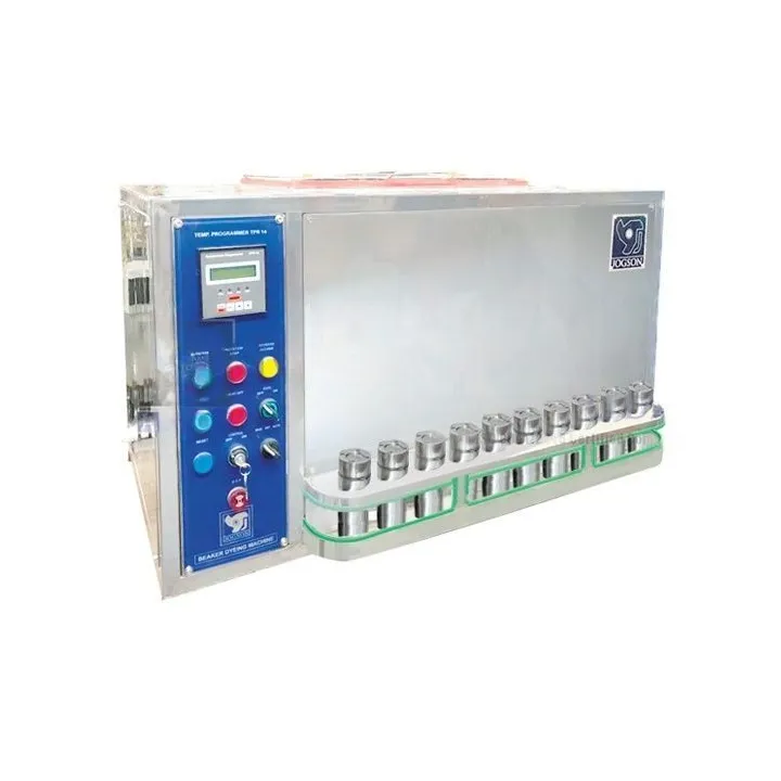 CE Certified Beaker Dyeing Machine With Control Panel With JOGSON Dyeing Programmer TPR13I/PLC & Touch Interface (Optional)