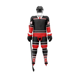 Meilleures ventes 2025 – Uniforme de hockey sur glace 100 % polyester respirant, toucher doux, prix usine, service OEM en gros, unisexe - Product Image 6
