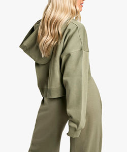 Nouveau sweat à capuche à manches longues imprimé personnalisé, tendance, pas cher, très vendu, lavage à l'acide, 100% coton, vêtements de mode pour femmes, 2026 - Product Image 2