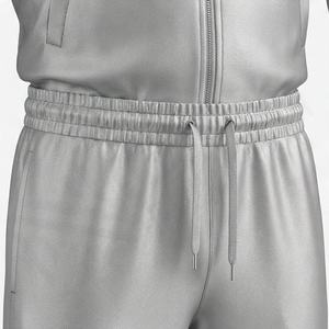 Ensemble survêtement deux pièces pour homme avec sweat à capuche et pantalon de jogging en molleton à ourlet brut, personnalisable avec impression en relief, pour le sport - Product Image 5