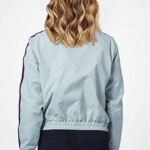 Chaqueta Bomber para Mujer, Bordado Satinado, Transpirable, Cortavientos, con Cierre, Manga Larga, Estilo Urbano - Product Image 5