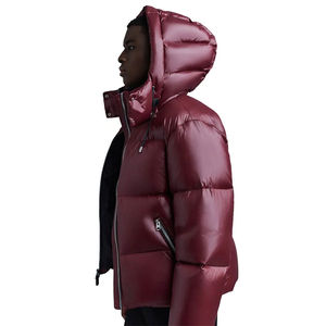 Nouvelle qualité supérieure Vente en gros à la mode Veste d'hiver chaude et respirante pour hommes en toile Veste à capuche rembourrée personnalisée OEM - Product Image 4