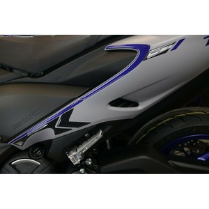 Kit Adesivi 3D in Gel su Misura Effetto Carbonio-Blu Metallico per YAMAHA Tmax 560 2020-21, Decorazioni per Moto - Product Image 4