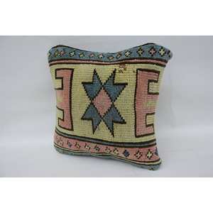 12x12 pouces luxe bohème Patchwork Kilim laine oreiller multicolore Floral imprimé coussin en soie pour la literie ou l'utilisation au sol - Product Image 3