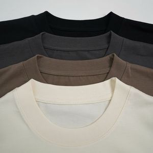 T-shirt en coton 100% pour homme, personnalisé avec logo, écologique, anti-rides, séchage rapide, poids lourd, surdimensionné, col rond, OEM/ODM - Product Image 2