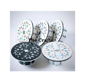 Admirable Design Wooden Chocolate Serving <b>Stand</b> With Mother Of Pearl Work <b>Cake</b> Serving <b>Stand</b> At Low Price - Product Image 3