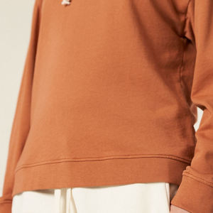 Sudaderas con capucha para mujer 100% Sudadera con capucha de algodón puro para mujer Sudadera con capucha orgánica Sudadera para mujer con capucha - Product Image 3