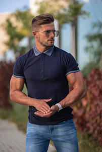 Polos de lujo de talla grande para hombre, camiseta Polo de algodón ecológica de alta calidad para hombre, colección de verano al por mayor - Product Image 5