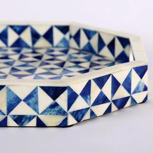 Bandeja de servicio con incrustaciones de hueso de madera natural, característica desechable para hotel, restaurante o uso doméstico - Product Image 5