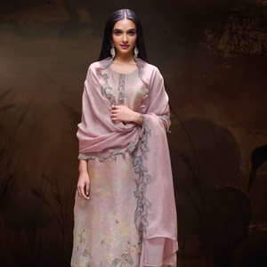 Premium Bemberg Silk Printed Salwar Kameez Collection Catálogo completo para ropa de fiesta Tarifa al por mayor Ropa india y pakistaní - Product Image 1