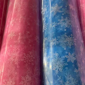 雪纹闪光薄纱 (艾尔莎薄纱)，% 100 PES，3米宽度
