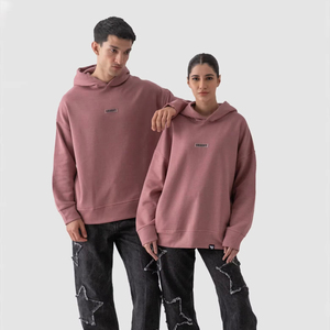 Vente en gros OEM unisexe surdimensionné épais de haute qualité 100% coton sweat à capuche d'hiver brodé sur mesure ensemble de vêtements vierges fabricant - Product Image 1
