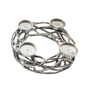 เชิงเทียนแก้วหรูหราที่ตั้งเทียนตกแต่งสวนและบ้านเชิงเทียนที่มีคุณภาพสูงชุบสีทองสำหรับตกแต่งงานแต่งงาน - Product Image 2