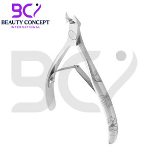 Meilleur fournisseur avec logo personnalisé, coupe-cuticules en acier inoxydable durable et longue durée, lame incurvée ultra-affûtée pour usage manuel (type Staleks) - Product Image 2