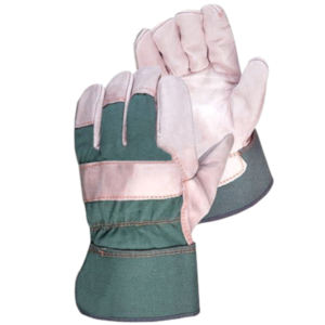 Guantes de seguridad de cuero de grano de vaca de alta calidad Protección de brazo de mano de construcción industrial con resistencia a la abrasión ignífuga - Product Image 4